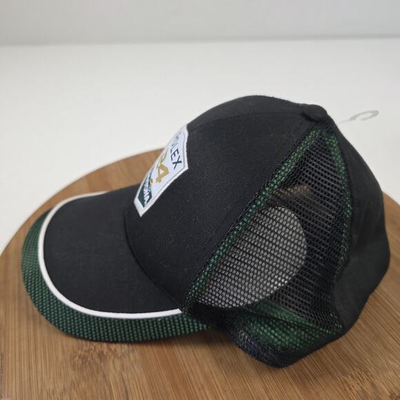 Rolex 24 Daytona Hat Cap Snap Back Black Green IMSA Racing Mens Trucker Mesh - Picture 3 of 7